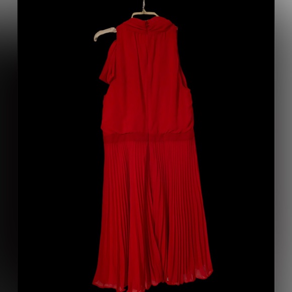 Cherry Red Maggie London Cocktail Dress Size 14 - Picture 2 of 7